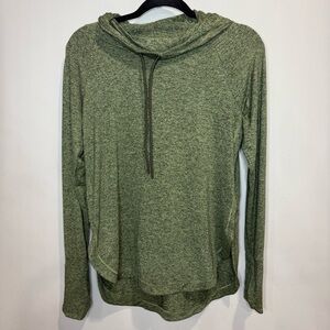 Athleta Green Hooded Sweatshirt Size XS